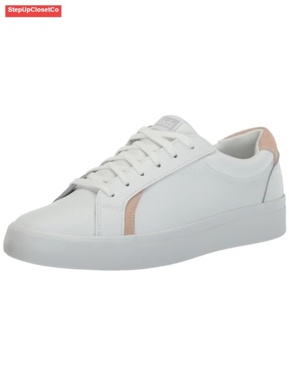 Keds Pursuit Lace Up Leather Sneakers Cushioned Casual Tennis
